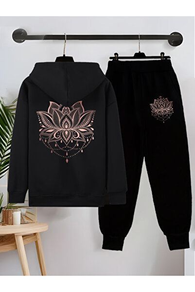 CLASSY.MODA طقم هودي وبنطلون Calle 00 Deluxe Edition 3 من قماش الشيروندالو