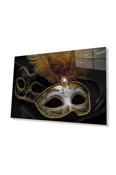 idealizbiz Mask Glass Table 4mm Durable Tempered Glass