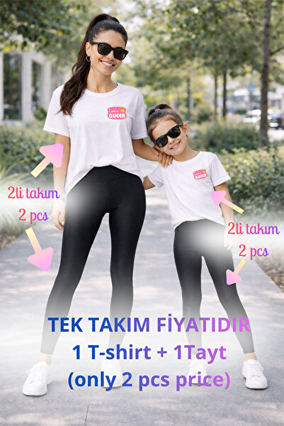 genosha طقم تي شيرت وبنطلون ضيق من Mother Daughter Mama Min Recovery، سعر فرد...