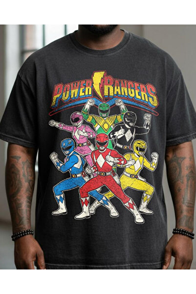 Touz Moda Nostalgic Cartoon Printed Washable T-Shirt