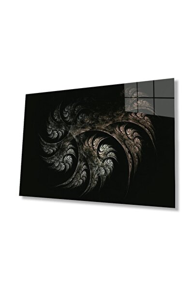 idealizbiz Abstract Illustration Glass Painting 4mm Durable Tempered Glass