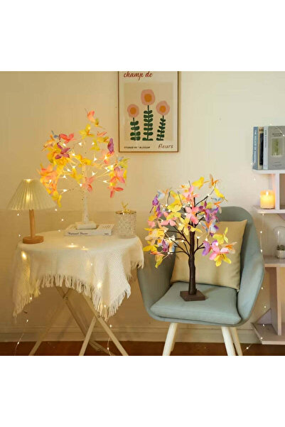NO BRAND LED Decorative Lamp with Butterflies