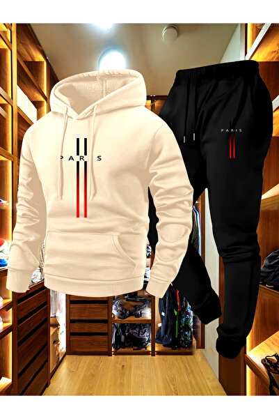 bellanova Sila Trend Ultra Warm 3 Threaded Yarn Unisex Hoodie Set