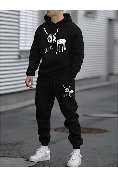 bellanova Sila Trend Ultra Warm 3 Threaded Yarn Unisex Hoodie Set