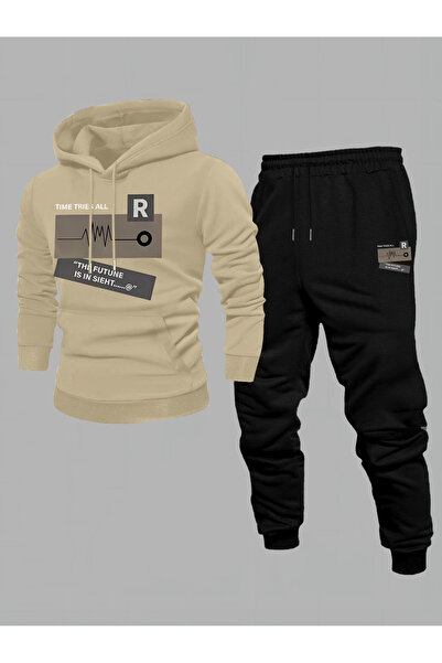 CLASSY.MODA Calle 00 Winter Special Series - Set de hanorace din țesătură gro...