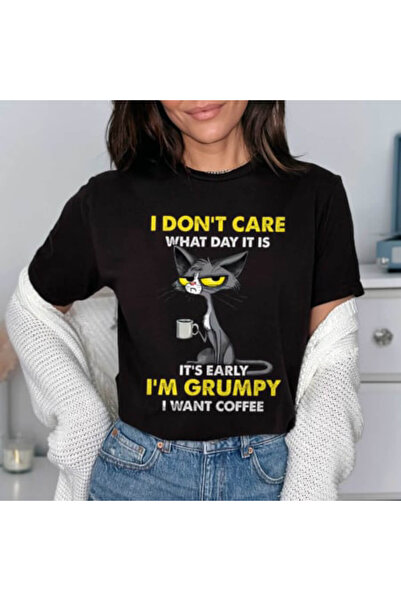 Kartier Tricou Dama Negru Grumpy