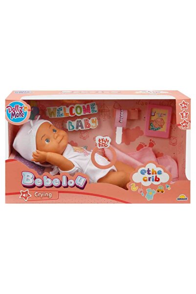 PARTİ SEPETİ Hoş Geldin Bebeği Sesli 30 cm - Pembe