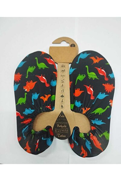 BONAMIS Non-Slip Leather-Soled Children's Sea/Pool Shoes with Detailed Design