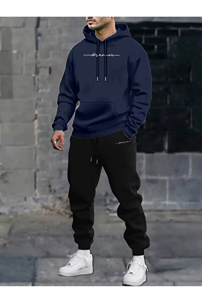 bellanova Sila Trend Ultra Warm 3 Threaded Yarn Unisex Hoodie Set