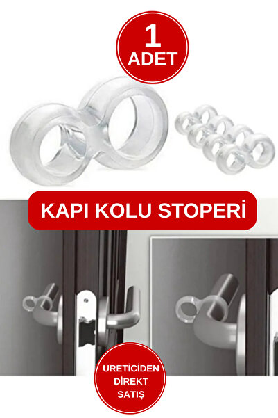 WAPPA 1 ADET Silikon Şeffaf Kapı Kolu Stoperi Kapı Kolu Tamponu, Kapı Durdurucu