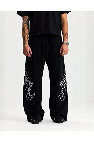 BPM Rituel Nightwire Design Baggy Sweatpants