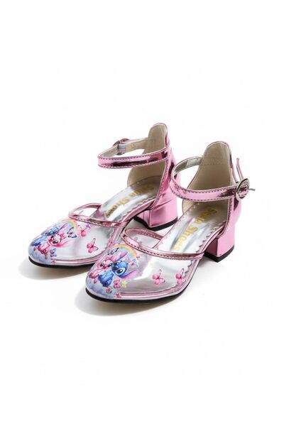 Görkem bebe ayakkabı ve tekstil أحذية بناتية شفافة ذات كعب مزخرف