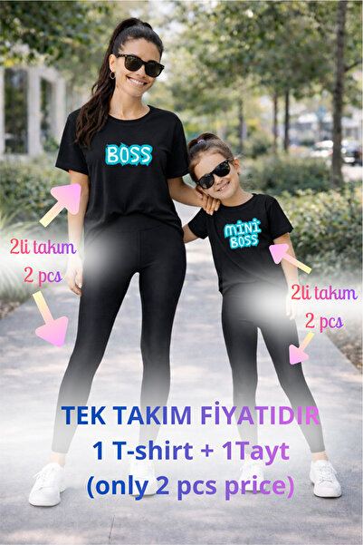 genosha طقم تي شيرت وبنطلون ضيق من Mother Daughter Mama Min Recovery، سعر فرد...
