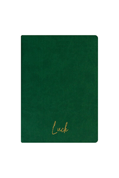 Kum Yayınevi Luck Notebook - Textured Thermo Hard Cover - Unlined 192 Pages –...