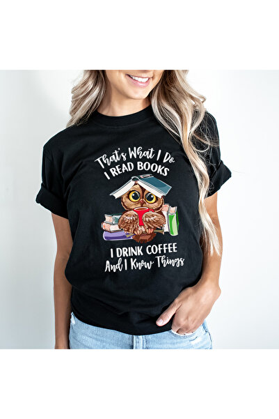 Kartier Tricou Dama Negru Know it All Owl