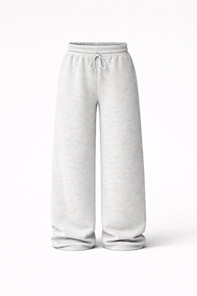 De Carte Women's Loose Fit Wide Leg Oversize Pants Style Sweatpants