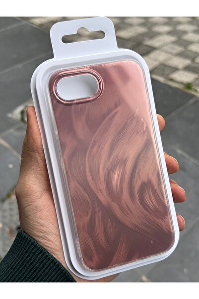 EDELFU iPhone 16E uyumlu - Tüy Desenli Titanyum Kapak Darbeye Dayanıklı Parla...