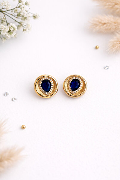 Archhazel Jewelery Xuping Blue Drop Stone Earring