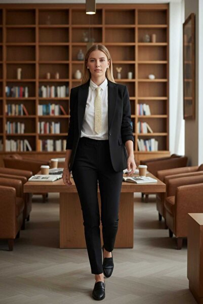 donna e milano Donna Krem Renk Dokuma Delikli El Yapımı Kravat Modeli