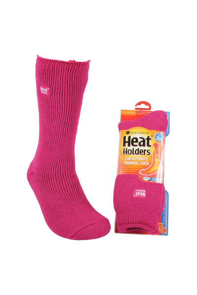 Heat Holders Thermal Socks Pink 35–39