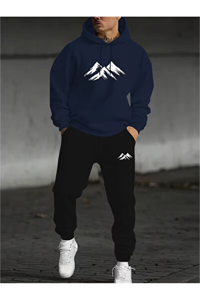 bellanova Sila Trend Ultra Warm 3 Threaded Yarn Unisex Hoodie Set