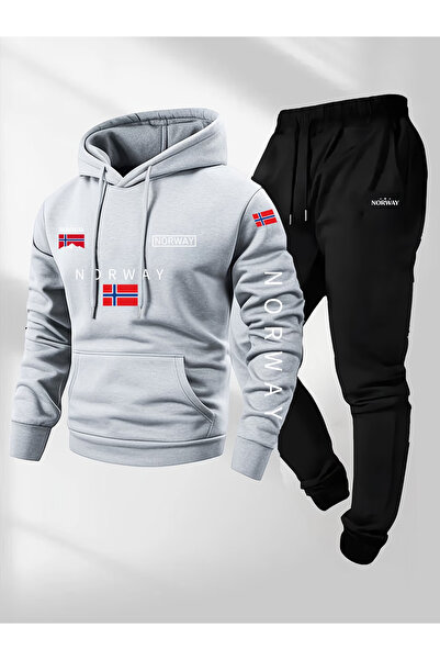 CLASSY.MODA Calle 00 Winter Special Series - Set de hanorace din țesătură gro...