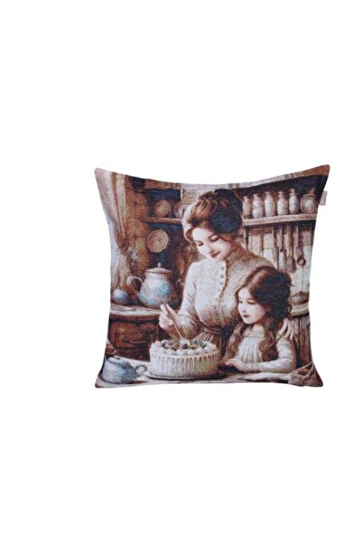 Believe Tapiserie decorativă țesută jacquard, tematică Mamă și fiică, Bucătăr...