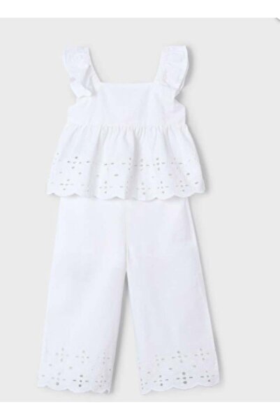 MAYORAL KIZ ÇOCUK 3561 GÖZLÜ ÜST PANTOLON TAKIM GKM0216