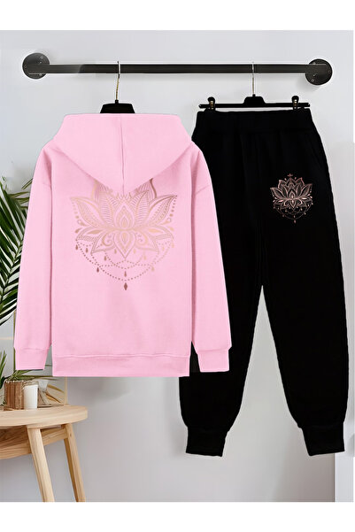 CLASSY.MODA طقم هودي وبنطلون Calle 00 Deluxe Edition 3 من قماش الشيروندالو