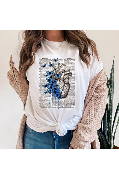 Kartier Tricou Dama Alb Heartfelt Words