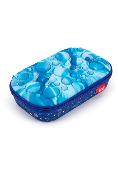 Zipit Bubble Top Storage Box - Blue Space