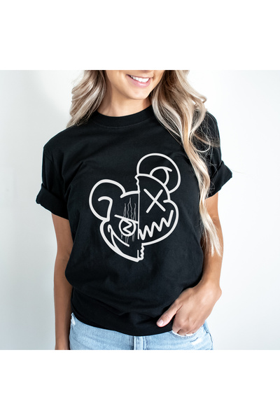 Kartier Tricou Dama Negru Teddy Squad