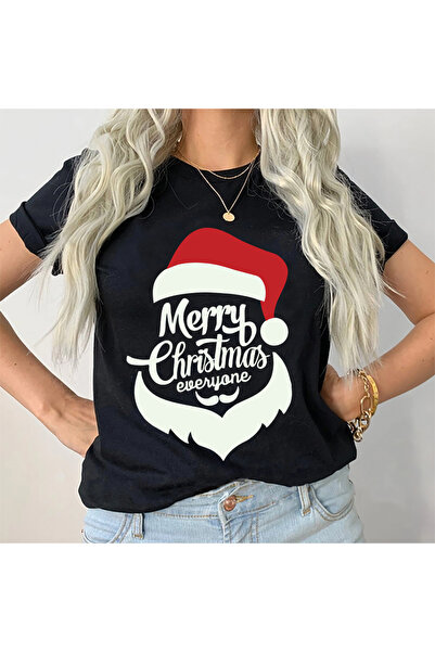 Kartier Tricou Dama Negru Merry Christmas Everyone