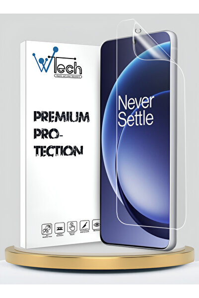 Wtech غشاء هيدروجيل فاخر رقيق ومرن وشفاف لهاتف OnePlus 15R 5G 2025