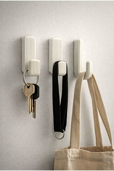 Yami Design Güçlü Duvar Askısı - Banyo Havlu Anahtarlık - Duvar Delmeden Kend...