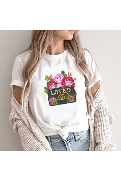 Kartier Tricou Dama Alb Loved