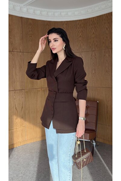 HAZELANNA Segmented Brown Premium Jacket
