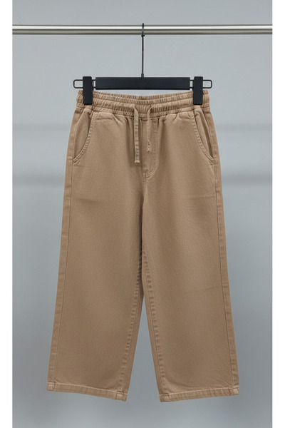 Esprix Kids بنطلون بناتي من قماش التنسل الناعم بنسبة 100% مع خصر مطاطي وأربطة