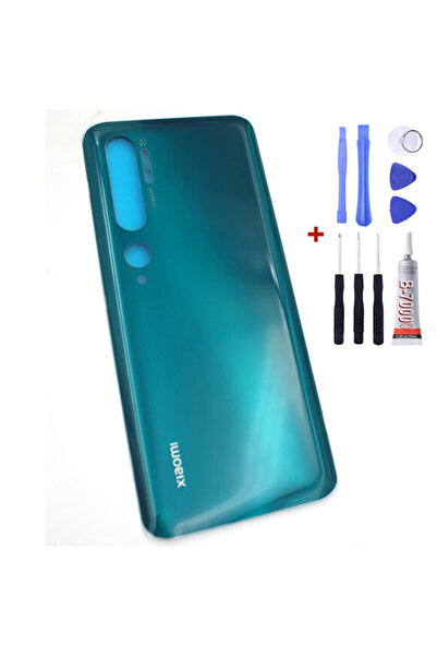 Yedcom Xiaomi Mi Note 10 Pro Yeşil Arka Kapak Arka Cam Pil Kapağı Tamir Setli