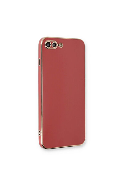 eco port Iphone 7 plus volet silicone case - red