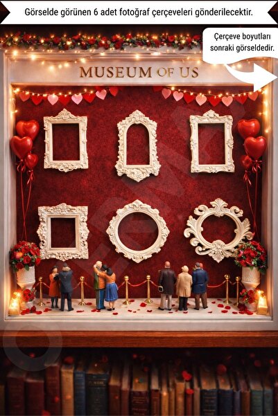 OVERMAX Mini Çerçeveler 6’lı Set – Museum Of Us Mini Müze Konseptli Sevgilile...