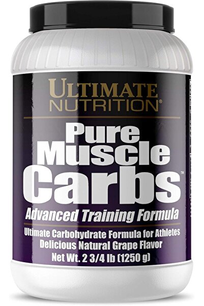Ultimate Nutrition كربوهيدرات بيور ماسل - كربوهيدرات معقدة بنكهة العنب، 2.75 رطل