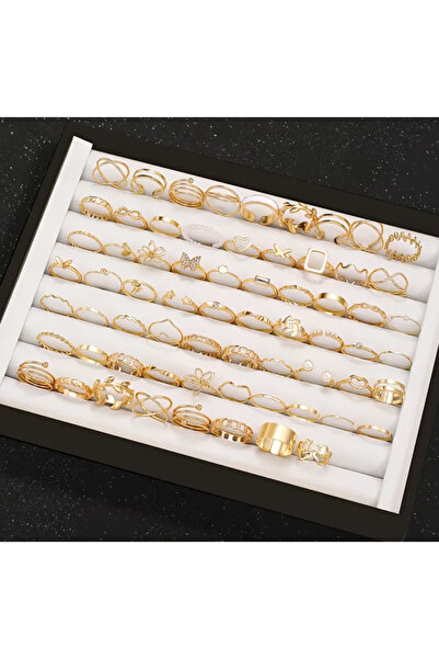 Ervalina 5 قطع من الخواتم ذات الأشكال المتنوعة-8