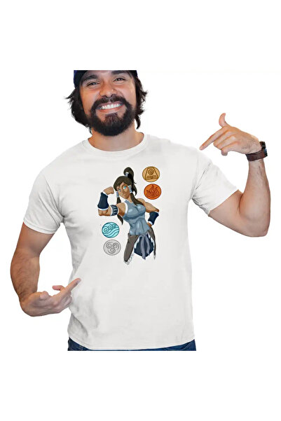 OEM Tricou Barbati Avatar Legenda lui Korra Cele 4 Elemente
