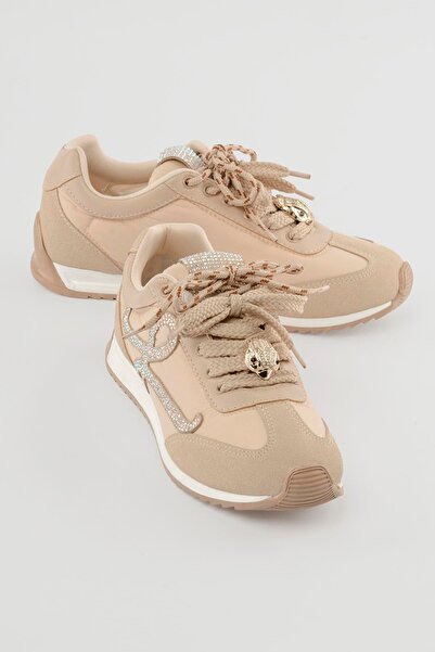 Mubiano Women's Anorak Sneaker Suede Detailed Bird Accessory Lace-Up Sports S...