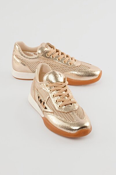 Mubiano Women's Sneaker Mesh Patent Leather Detailed Leopard Star Sports Shoe...