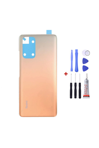 Yedcom Xiaomi Redmi Note 10 Pro Bronz Arka Kapak Arka Cam Pil Kapağı Tamir Setli