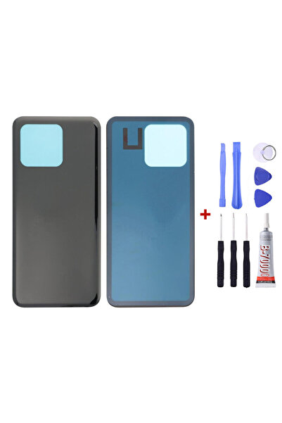 Yedcom Xiaomi Mi 13 Siyah Arka Kapak Arka Cam Pil Kapağı Tamir Setli