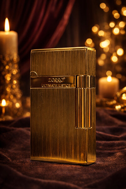 Zorro Ultimate Justice Fırçalı Benzinli Çakmak – Ağır Metal, Üst Segment Lüks...