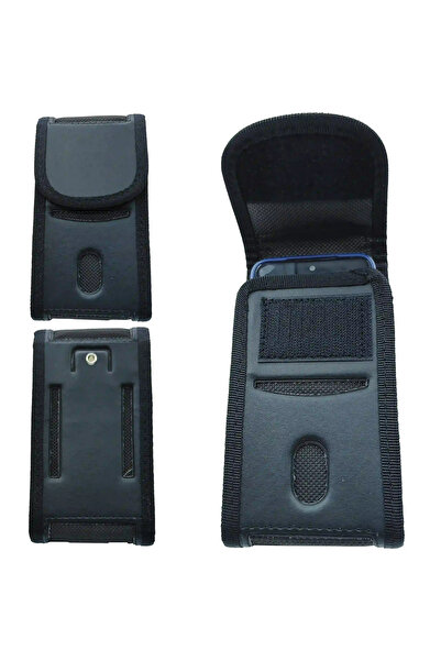 Veloa Cırtlı Kapaklı Kemere Takılan Telefon Kılıfı – Siyah | Bel Telefon Taşı...